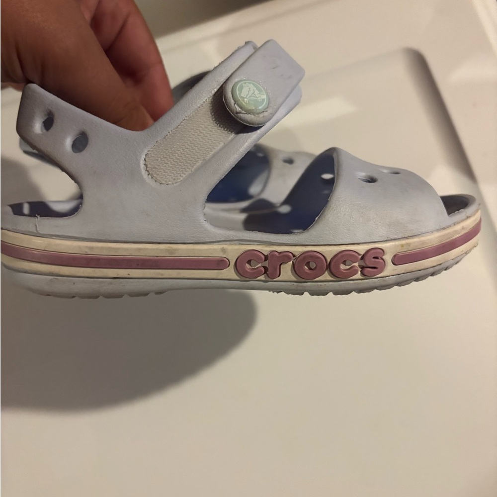 CROCS Girls Sports Sandals Blue